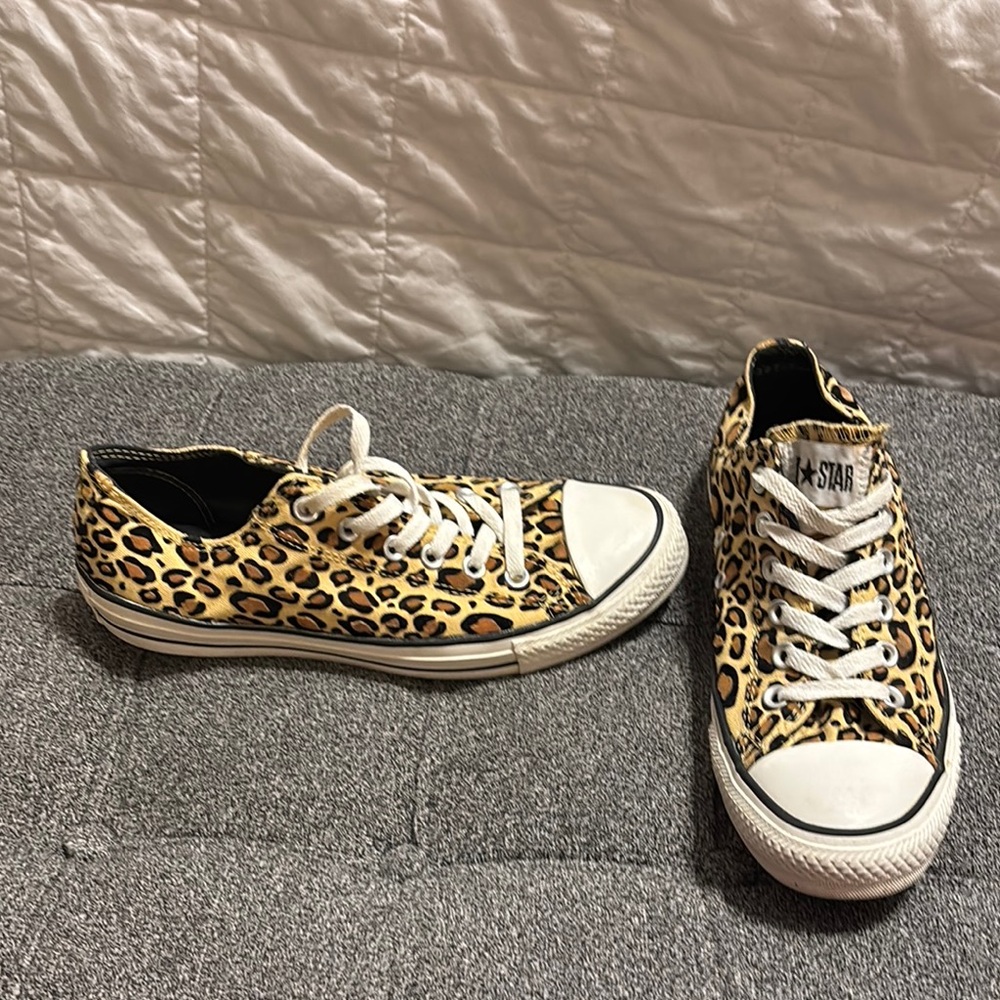 Leopard Print Converse Sneakers